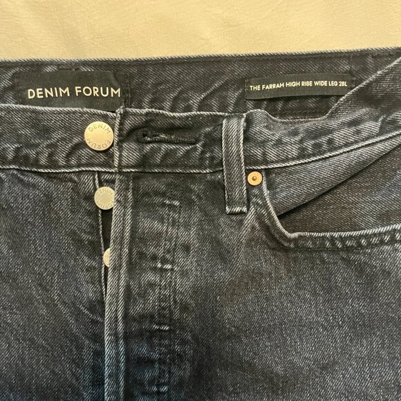 Denim Forum Black Jeans - Picture 2 of 4